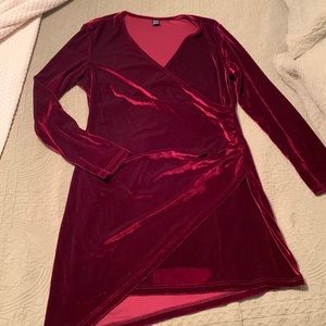 SHEIN Velvet fitted dress